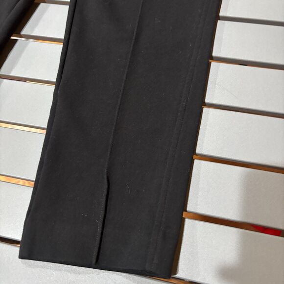 Everlane The Dream Pants Womens XS Black Stretch Seamed Front Wide Leg Pull-On - Picture 4 of 11